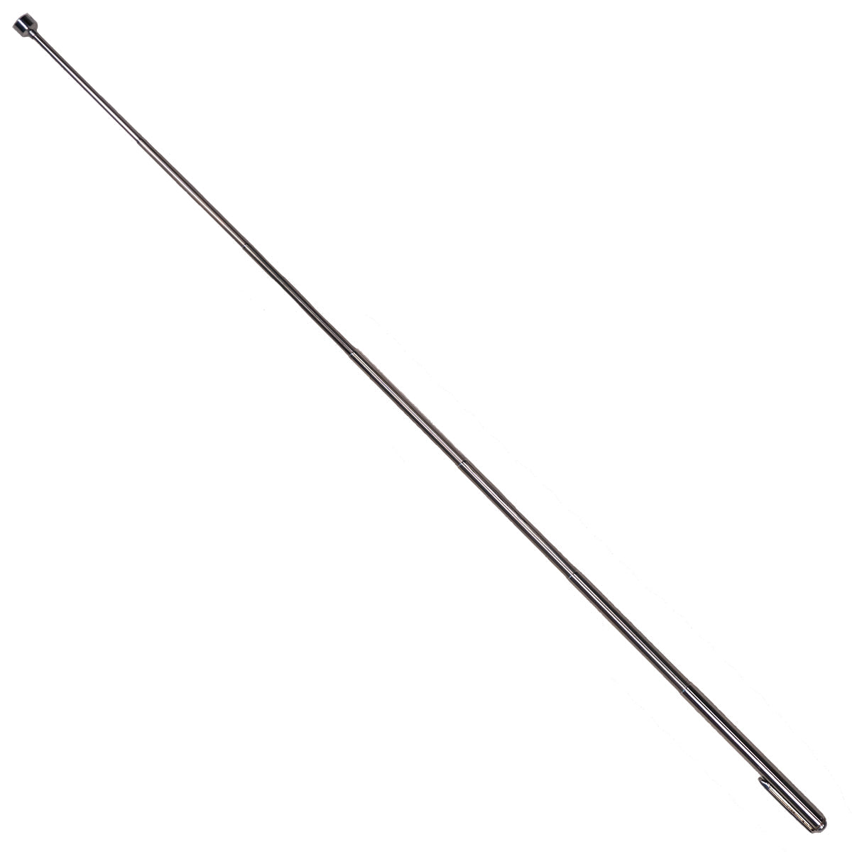 Outil de ramassage magnétique télescopique de poche Crawford Tool 87015. Longueur télescopique de 5-1/8 à 25-1/8 pouces.