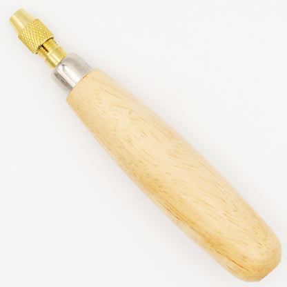 Manche en bois et mandrin en laiton Crawford 83942 pour limes