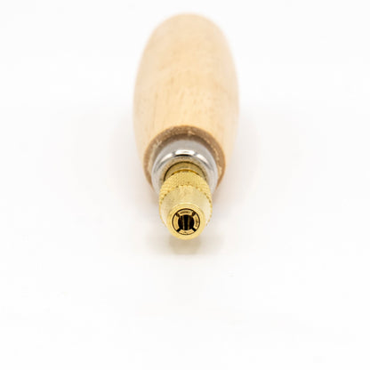 Manche en bois et mandrin en laiton Crawford 83942 pour limes
