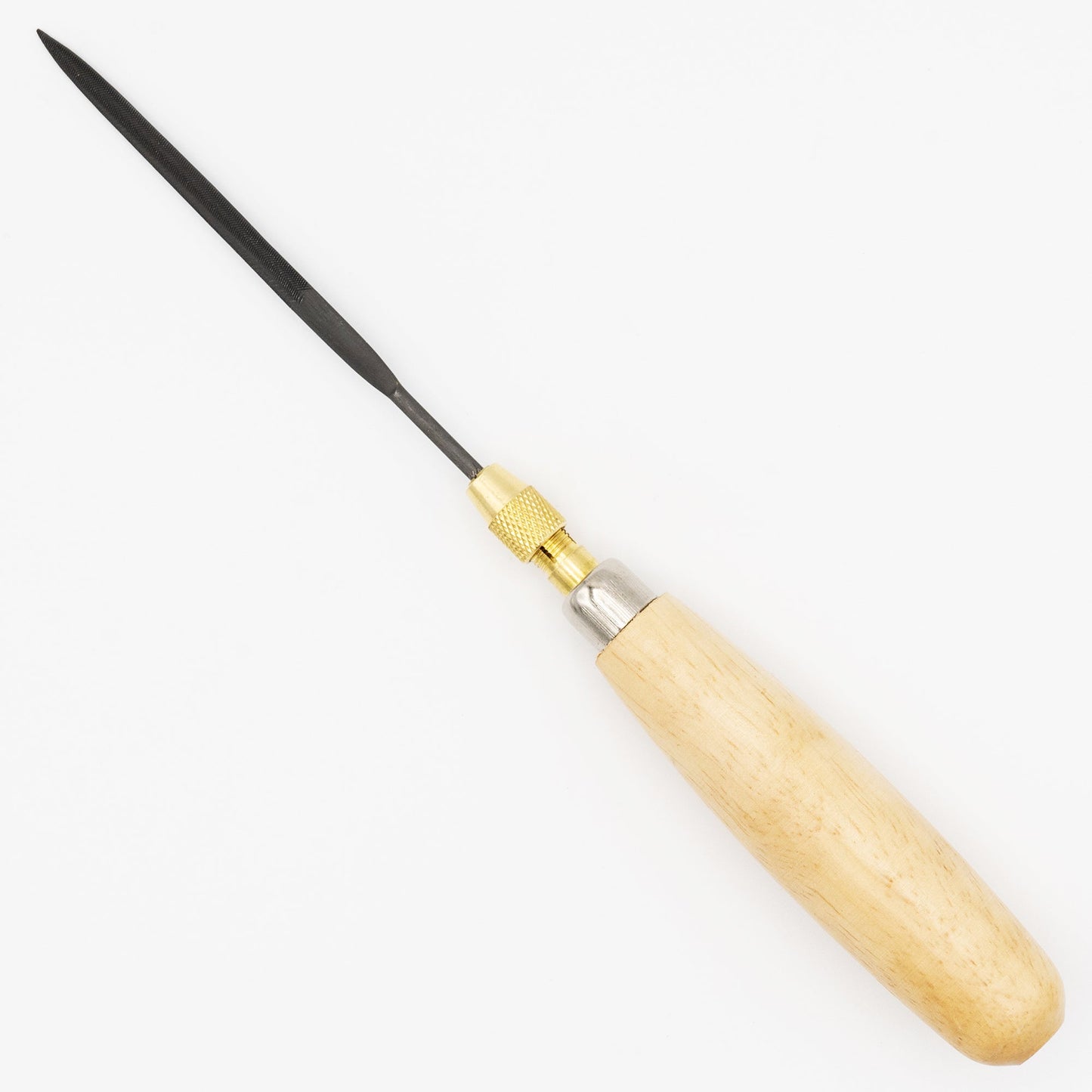 Manche en bois et mandrin en laiton Crawford 83942 pour limes